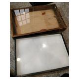 Jewelry cases one wooden