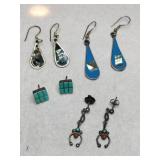 Silver earrings unmarked