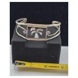 Alpaca Mexico Sterling and Inlay Abalone Cuff