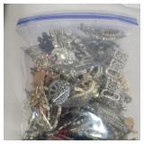 1lbs 9.5oz Of broken jewelry mystery bag
