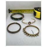 vintage and costume bangle bracelets