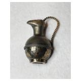 Vintage pitcher brooch marked made Italy