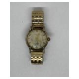 Elgin Shockmaster watch w/ 10K RGP case, glass is