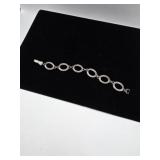 W E Richards Sterling Bracelet  12 grams