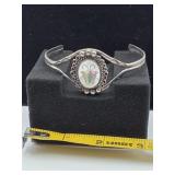 Navajo  Sterling Cuff Bracelet 13 grams marked