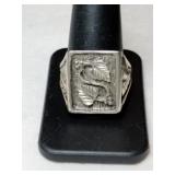 Silver ring. Marked 925 Size 11.5.   .310oz