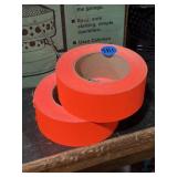 2 rolls Safety orange tape