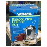 Wenzel Percolator Coffee Pot, Model No. 17100