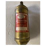 brass Presto CB mini fire extinguisher made by