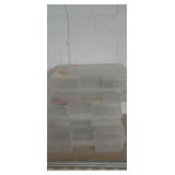 3 rubber maid medium size plastic storage