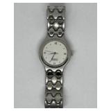 Ladies' silver-tone Infinity watch w/ link band