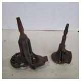 Cast iron dowel rod tension plane and dowel