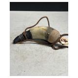 Handmade powder horn, 6'