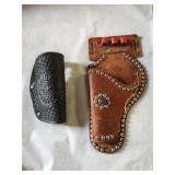 Group of toy gun holsters: 1961 Mattel Dick Tracy