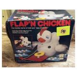 Unused 1987 Cadaco Flap'n Chicken family game