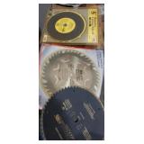 New 10-8in saw blades and cutting wheels