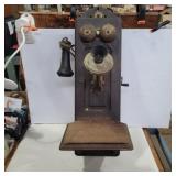 Swedish American Wall mounted wind up antique