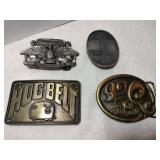 Indiana metalcraft hog belt belt buckles