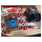 (2) 6 V motorcycle chargers, one unopened