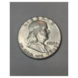 1963 Franklin silver half dollar
