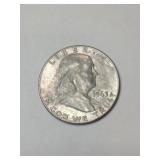 1963 Franklin silver half dollar