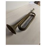 vintage brass bugle
