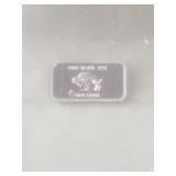 1 Gram Bar .999 Fine Silver