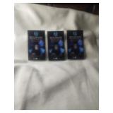 3 BenchMark 1 Grain .999 Fine Silver Bars