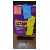 Weeknight flavor maker kit 8 boxes