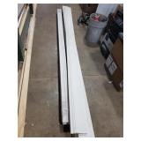 White painted 5in and 3in base board assortment