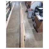Variety of 2in x ï¿½ wide trim boards various size
