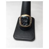 10K gold Blackstone ring Marked 10K size 10.