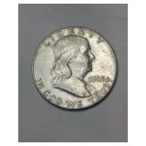 1963 Franklin silver half dollar
