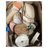 various abrasive wheels, sandpaper, and related