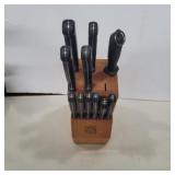 Tramontina knife set with block