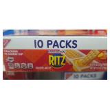 2- 10ct boxes of Ritz crackers and cheese