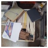 Assorted legal pads and more