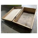 18 x 12 x 7 wooden hinge box