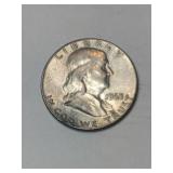 1963 Franklin silver half dollar