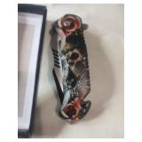 Master USA Skull Brand New Knive in BoxWith