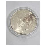1923 Peace silver dollar