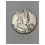 1963 Franklin silver half dollar