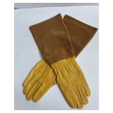 New leather welding gloves size medium