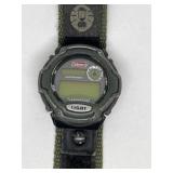 Coleman Men's 45mm Nylon Strap Digital Dual Time