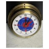 Chelsea brass quartz tide clock