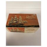 vintage model kit of the Charles W. Morgan