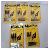 5 Aero-100 broadheadd arrow tips new in package