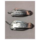 2 rigging and sailing knives stainless steel