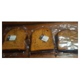 Bag of 12 Starbucks pumpkin loaf cake slices