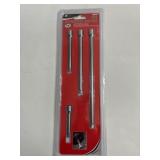 4 pc Extension bar set